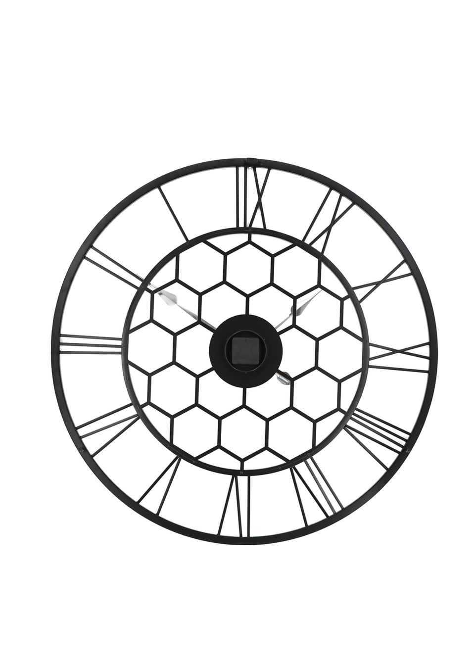 Charles Bentley Stanwick Indoor Outdoor Round Skeleton Wall Clock (Dia. 90cm)