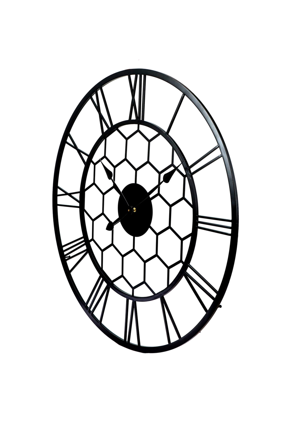 Charles Bentley Stanwick Indoor Outdoor Round Skeleton Wall Clock (Dia. 90cm)