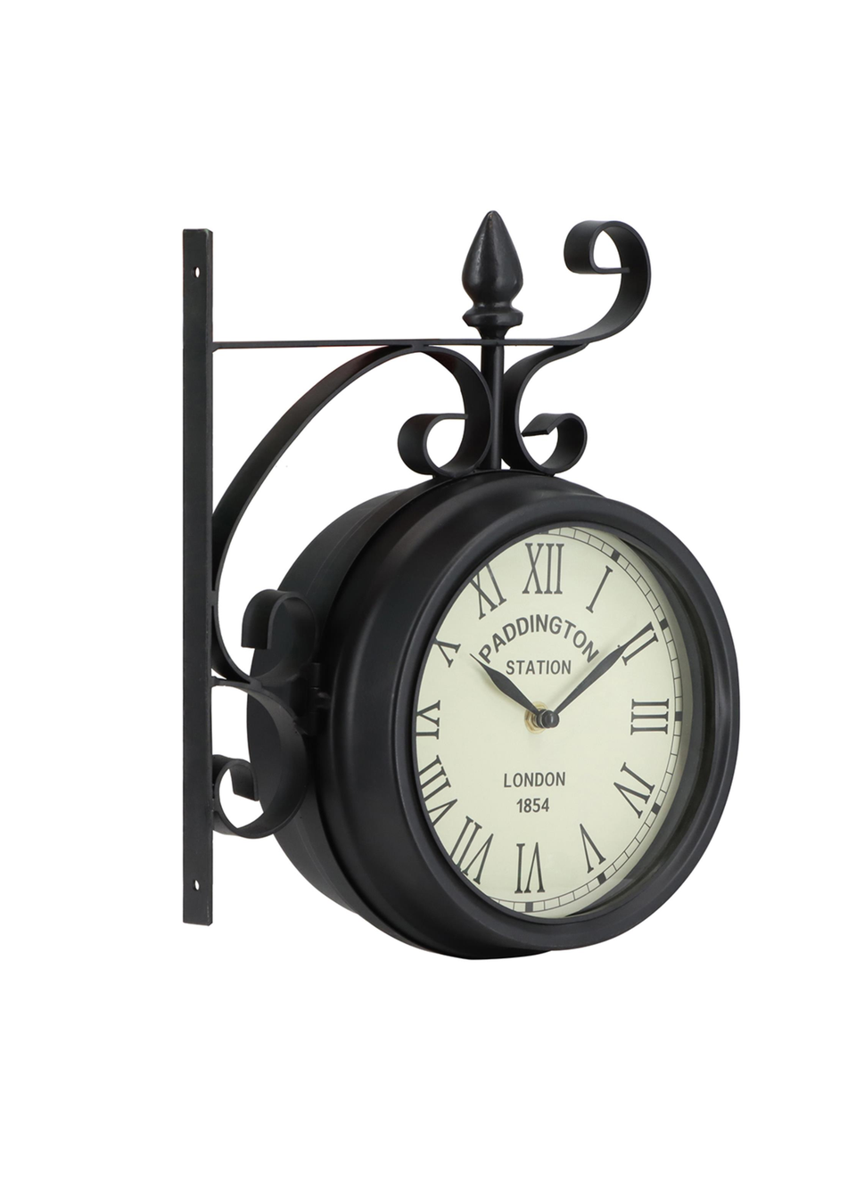 Charles Bentley Paddington Indoor Outdoor Double Sided Wall Clock (H32cm x W27cm)