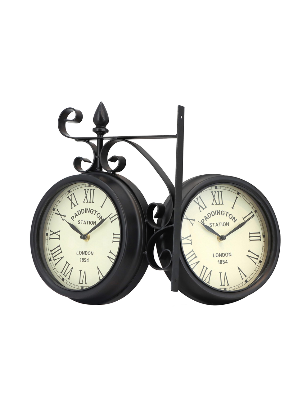 Charles Bentley Paddington Indoor Outdoor Double Sided Wall Clock (H32cm x W27cm)
