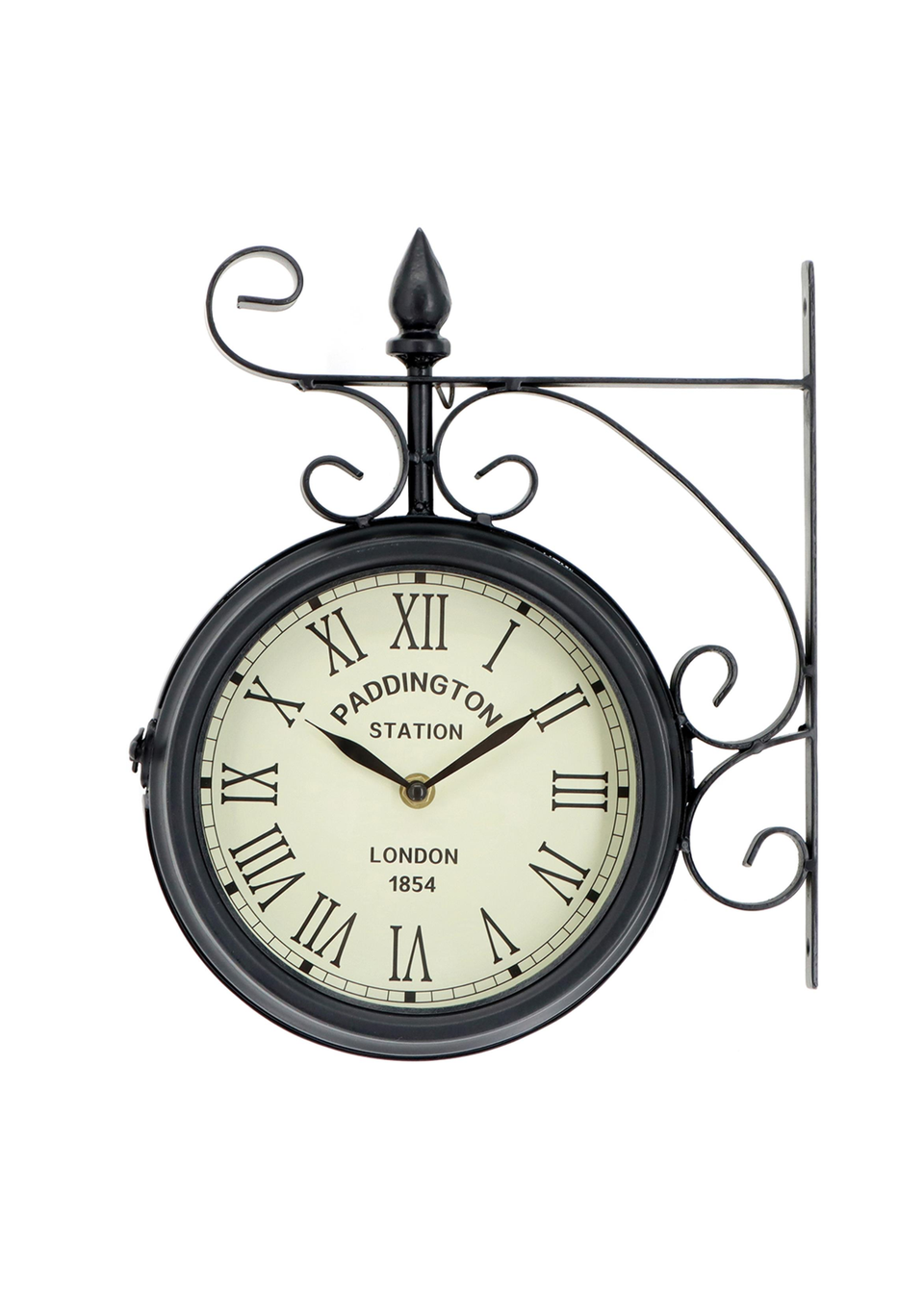 Charles Bentley Paddington Indoor Outdoor Double Sided Wall Clock (H32cm x W27cm)