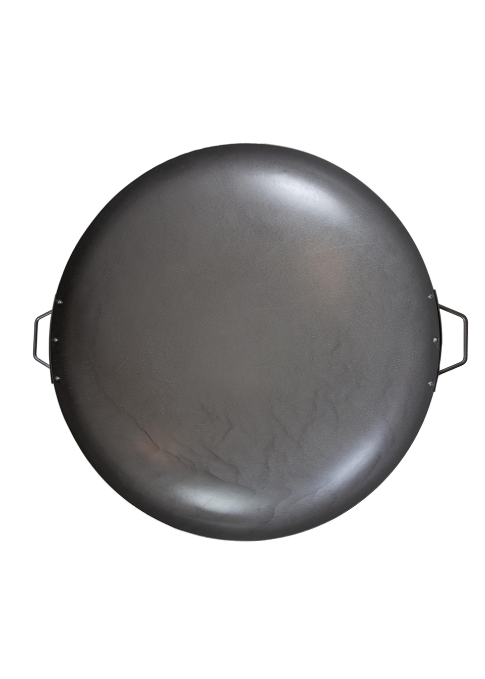 Charles Bentley Large Round Oil Finished Fire Pit Steel Outdoor Heating