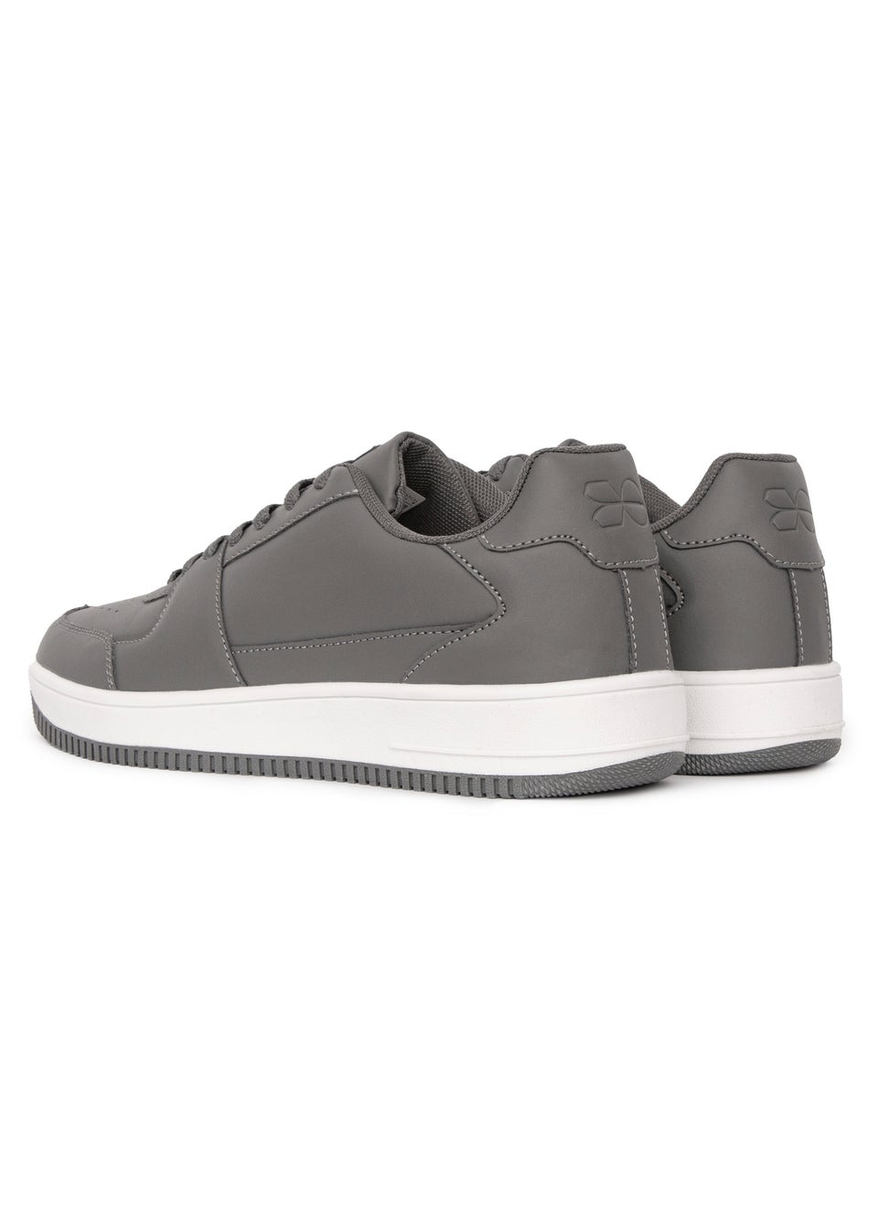 Crosshatch  Grey  Casimiro  Trainers