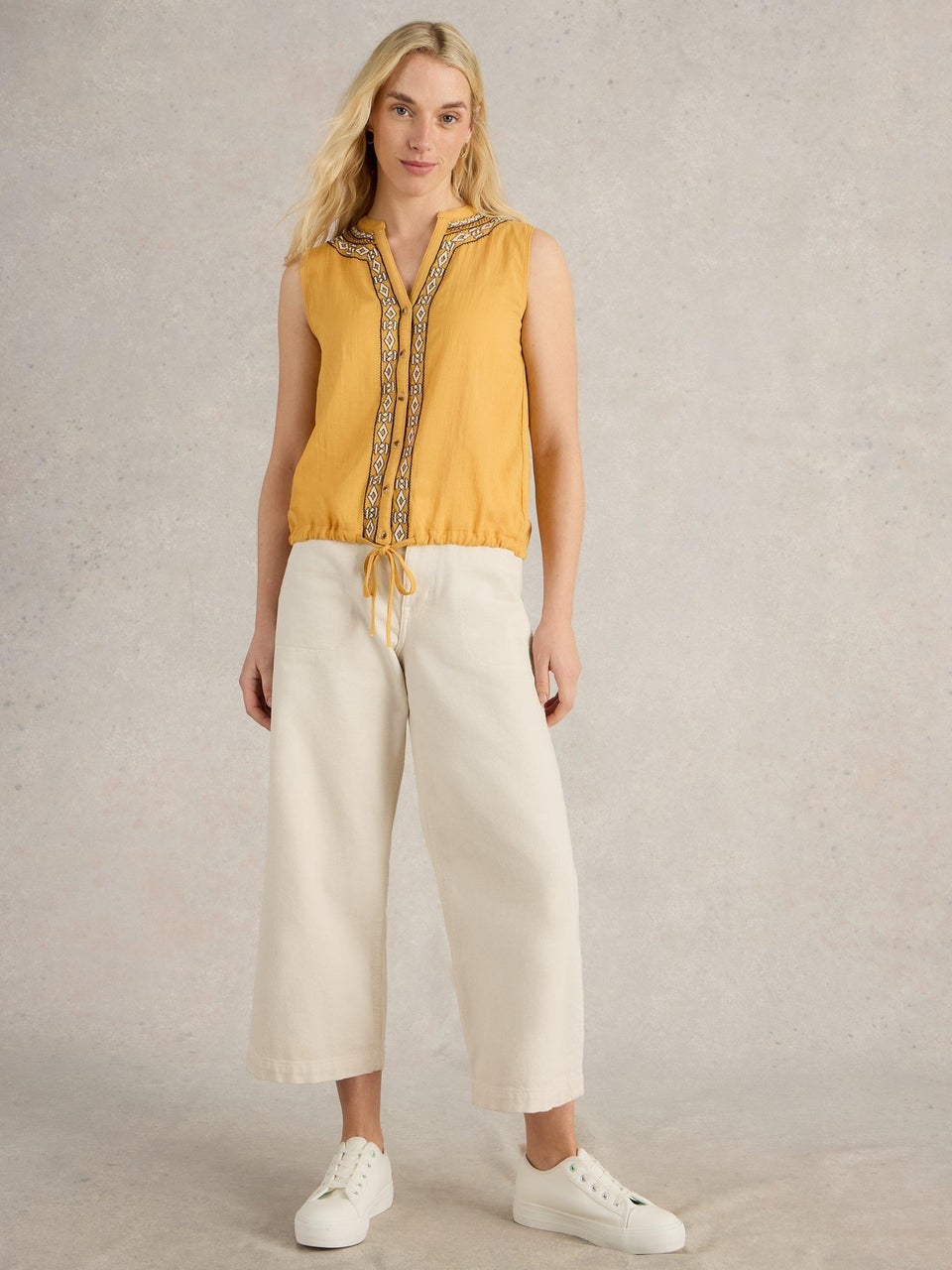 Ärmellose Bluse Tulip