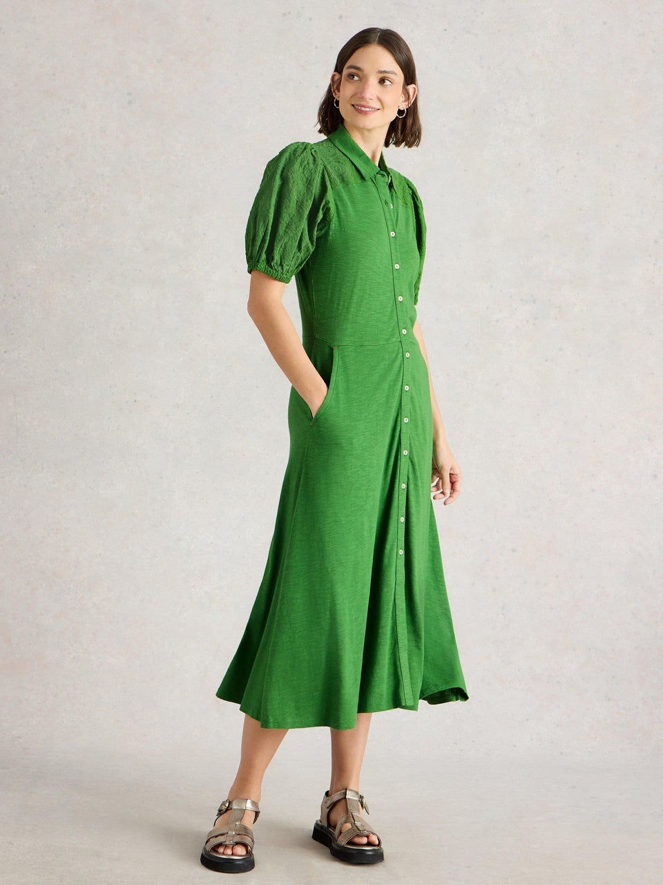 Besticktes Kleid Rua