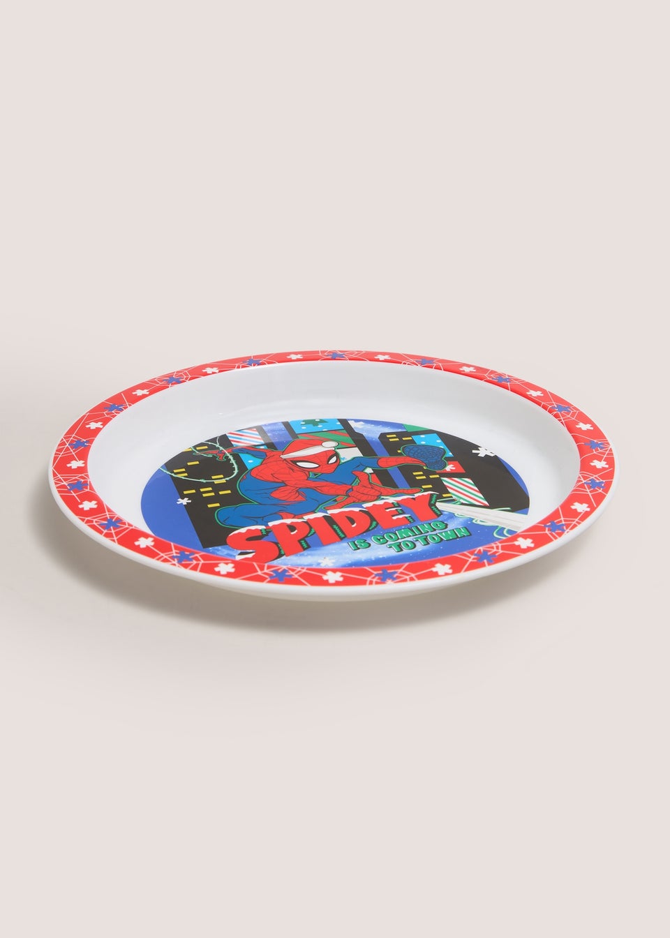 Spiderman Christmas Plate