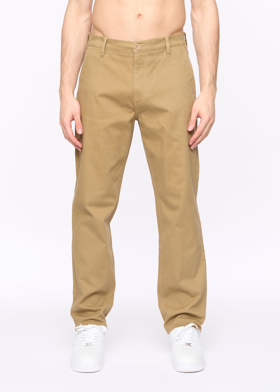 Crosshatch Biscuit Chalford Baggy Chinos