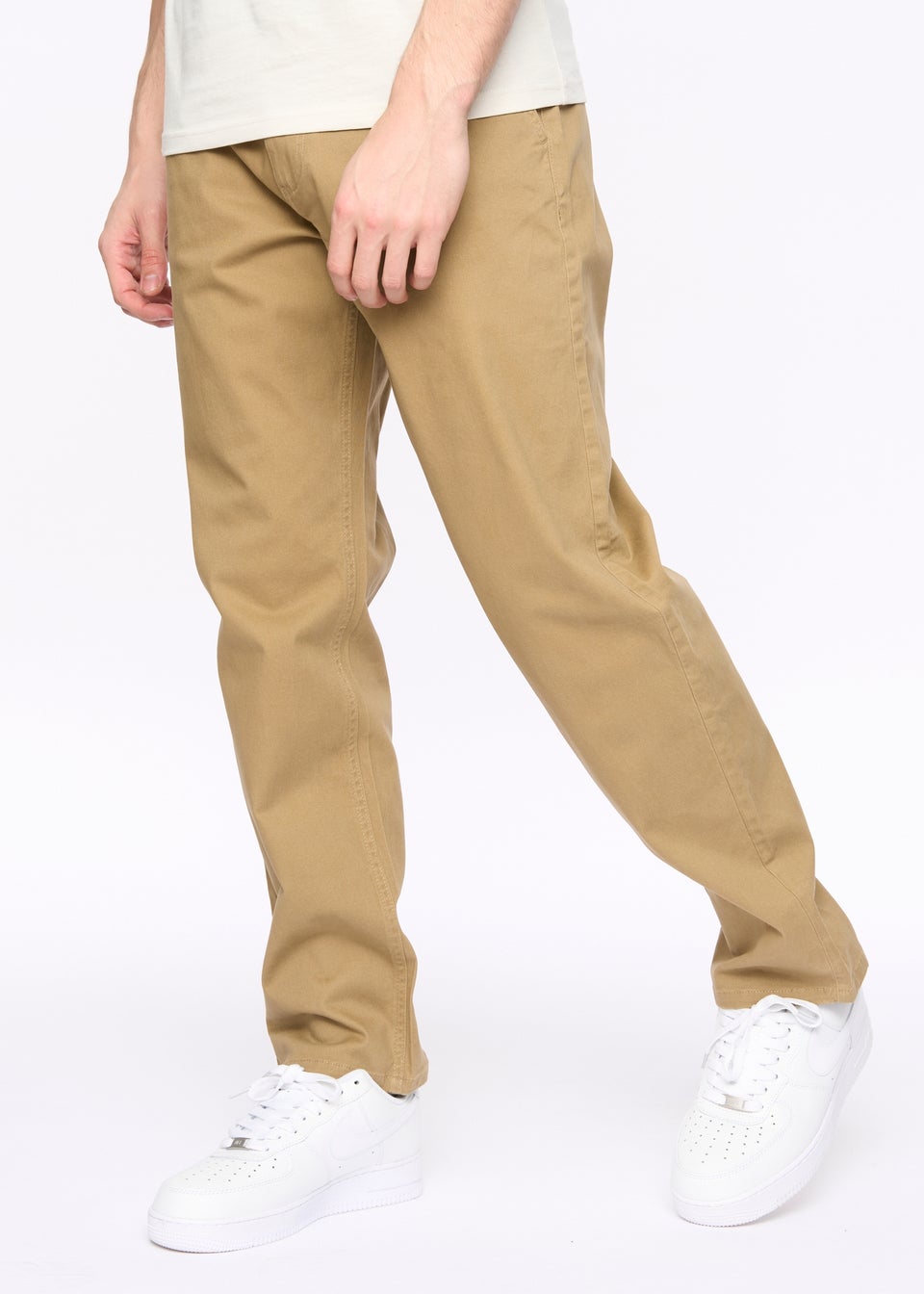 Crosshatch Biscuit Chalford Baggy Chinos