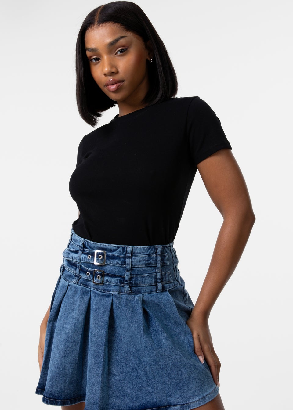 Pink Vanilla Black Short Sleeve T-Shirt