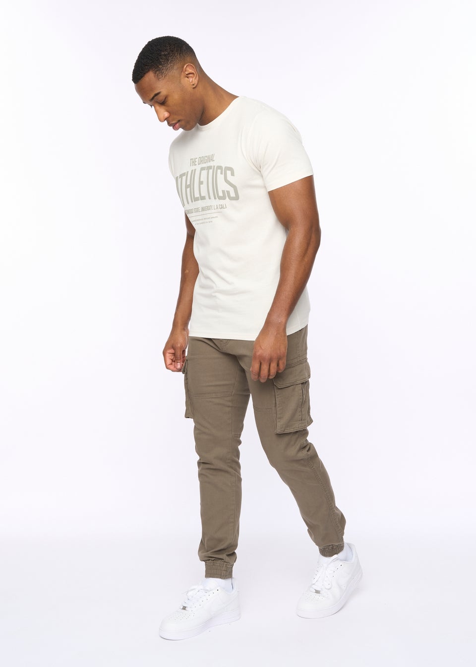 Crosshatch Khaki Frentons Cargo Pants