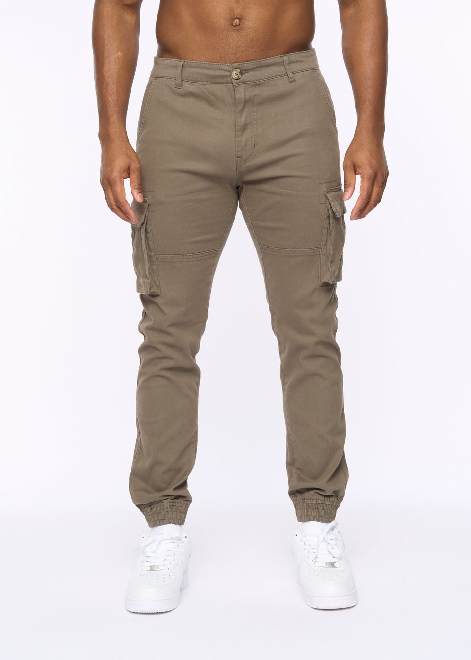 Crosshatch Khaki Frentons Cargo Pants