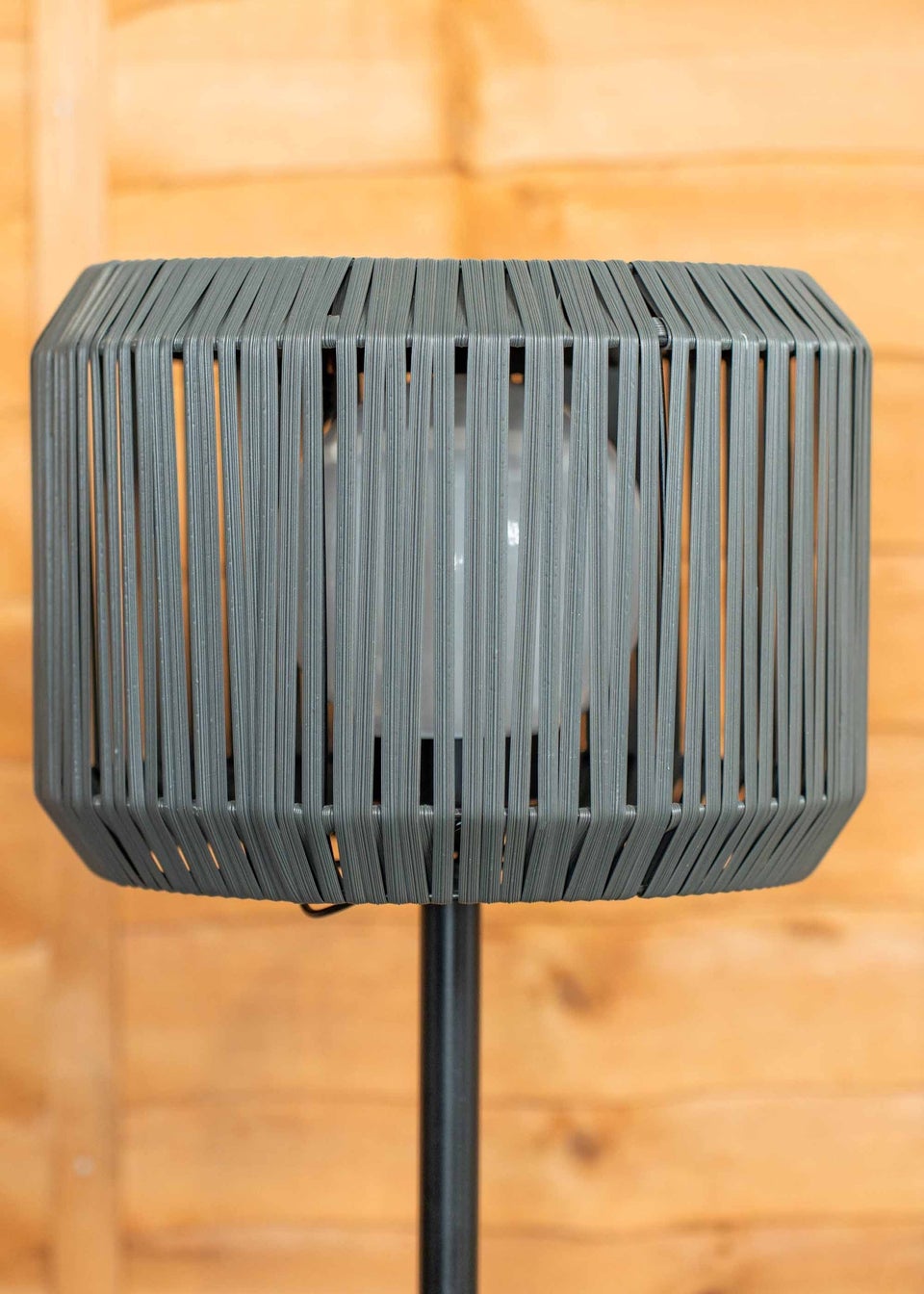 ValueLights Solar Grey Floor Lamp With Integrated LED's (148cm x 33cm x 33cm)