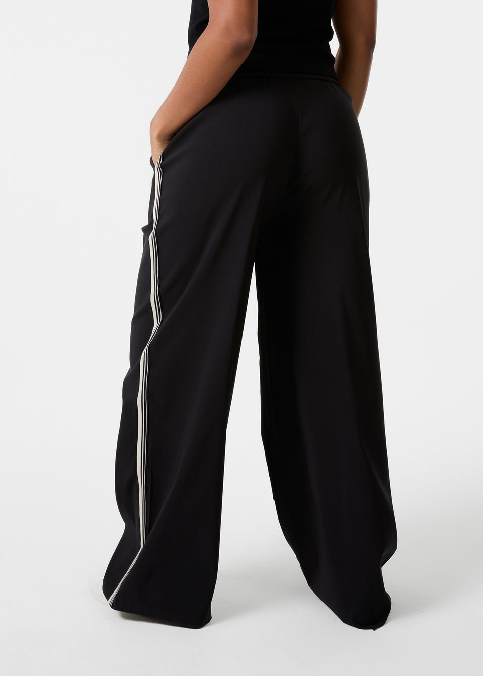 Pink Vanilla Black Stripe Tracksuit Bottoms