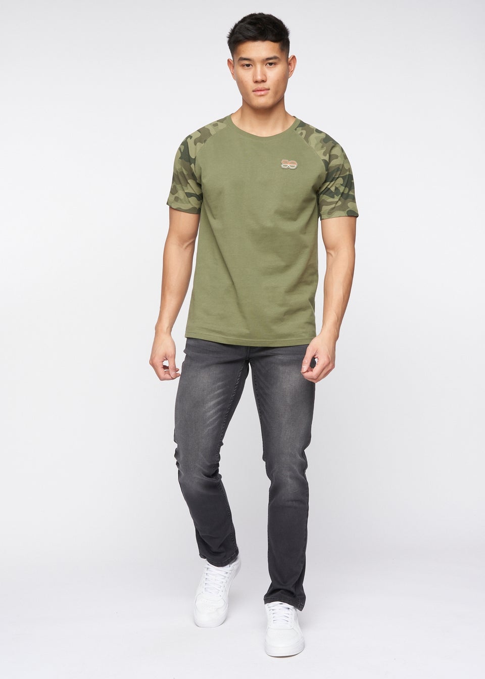 Crosshatch Dark Charcoal Malcolm Slim Fit Jeans