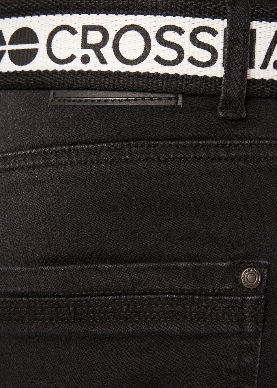 Crosshatch Black Reestier Denim Shorts