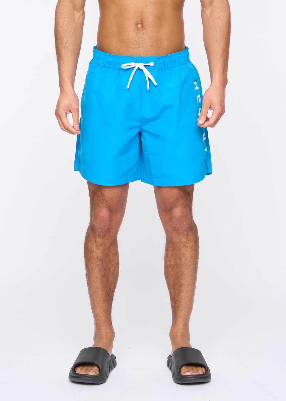 Henleys Blue Henybold Swim Shorts