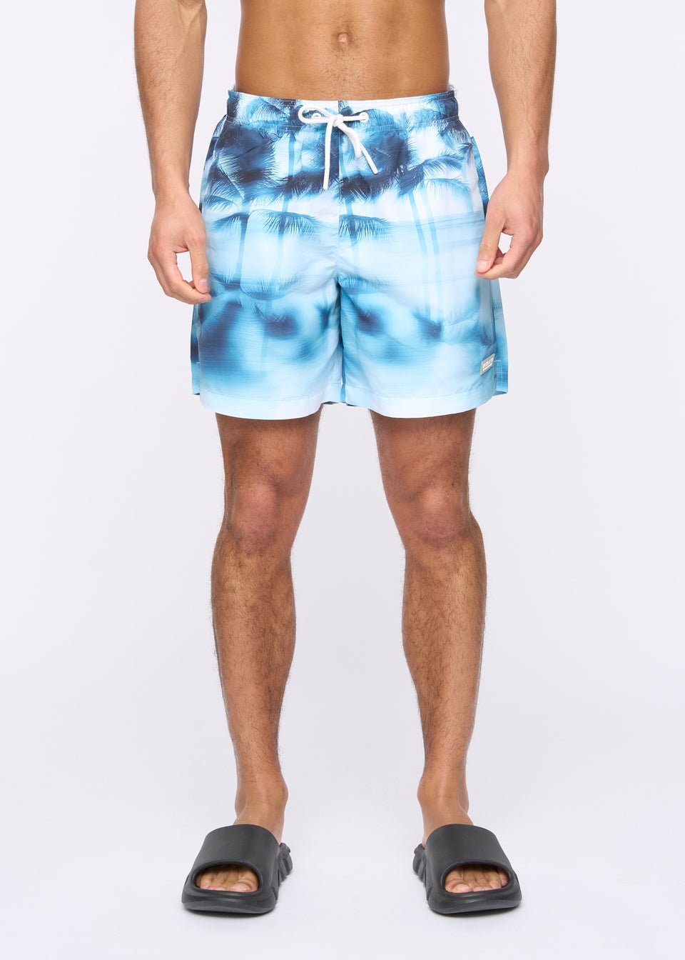 Henleys Denim Blue Hennicane Swim Shorts