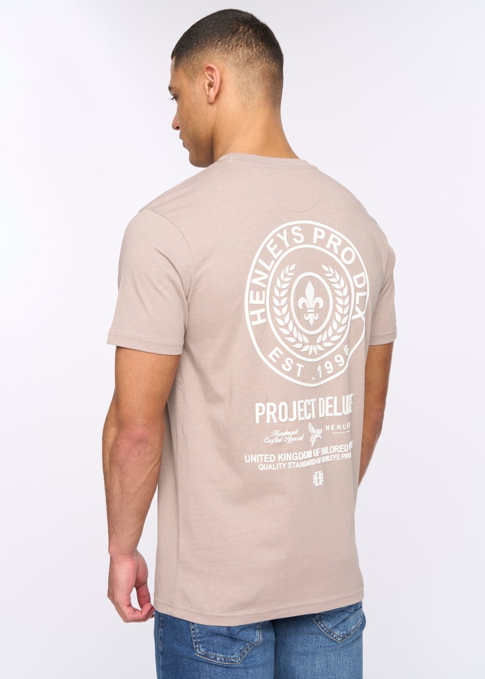 Henleys Taupe Henstamp T-Shirt