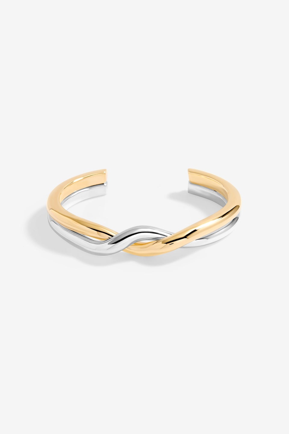 Jon Richard Two Tone Twisted Cuff