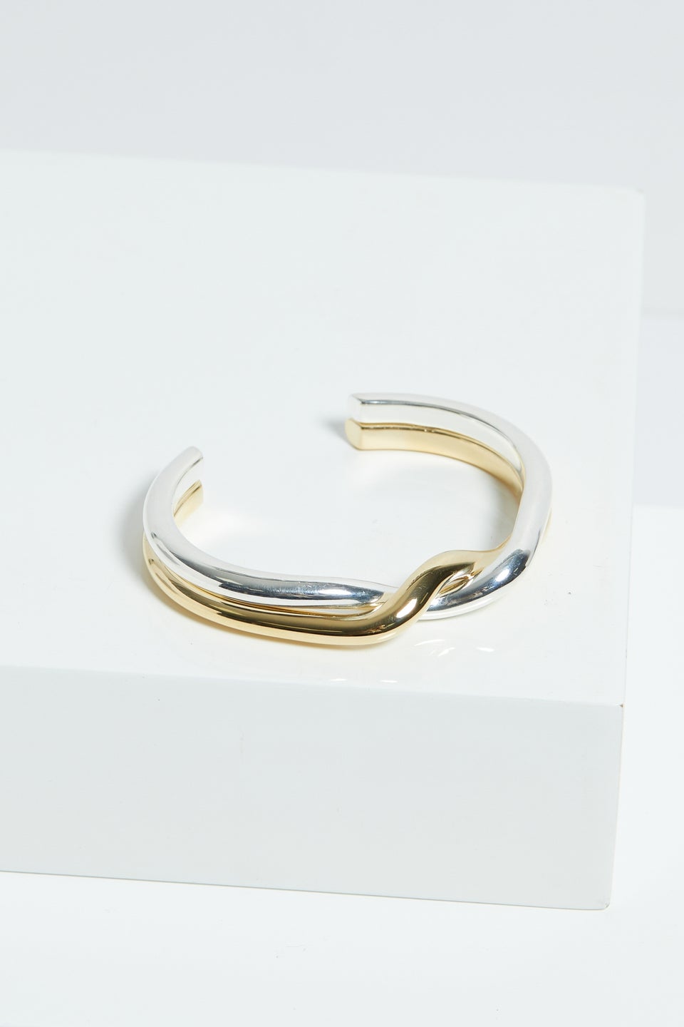 Jon Richard Two Tone Twisted Cuff