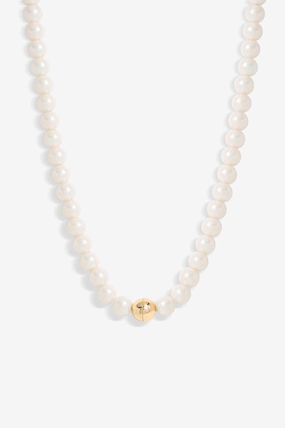 Jon Richard Gold Plated Magnetic Pearl Necklace