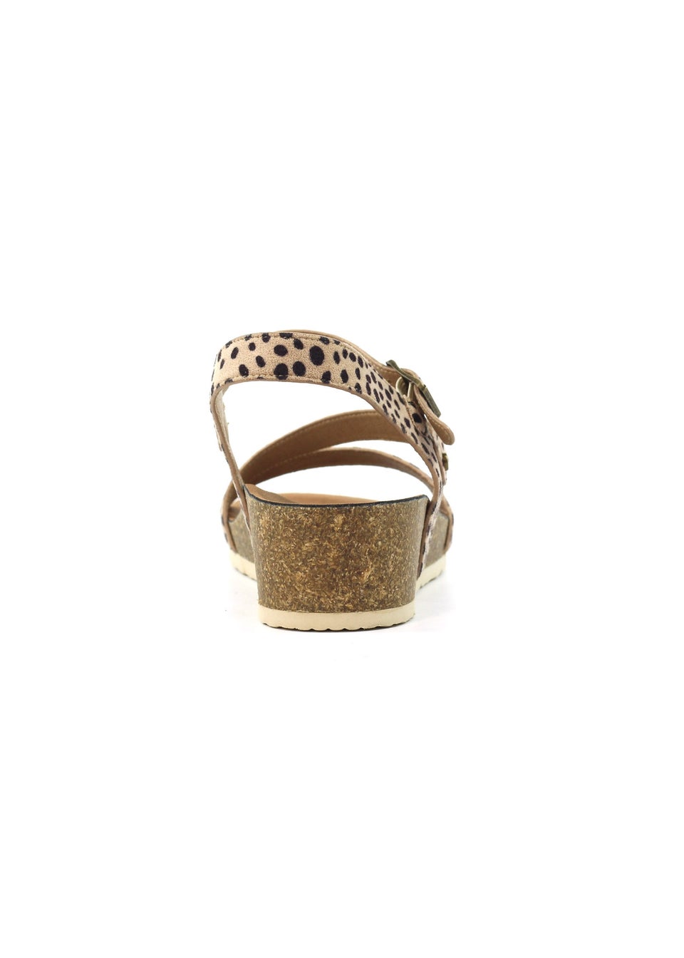 Lunar Leopard Muster Wedge Sandal