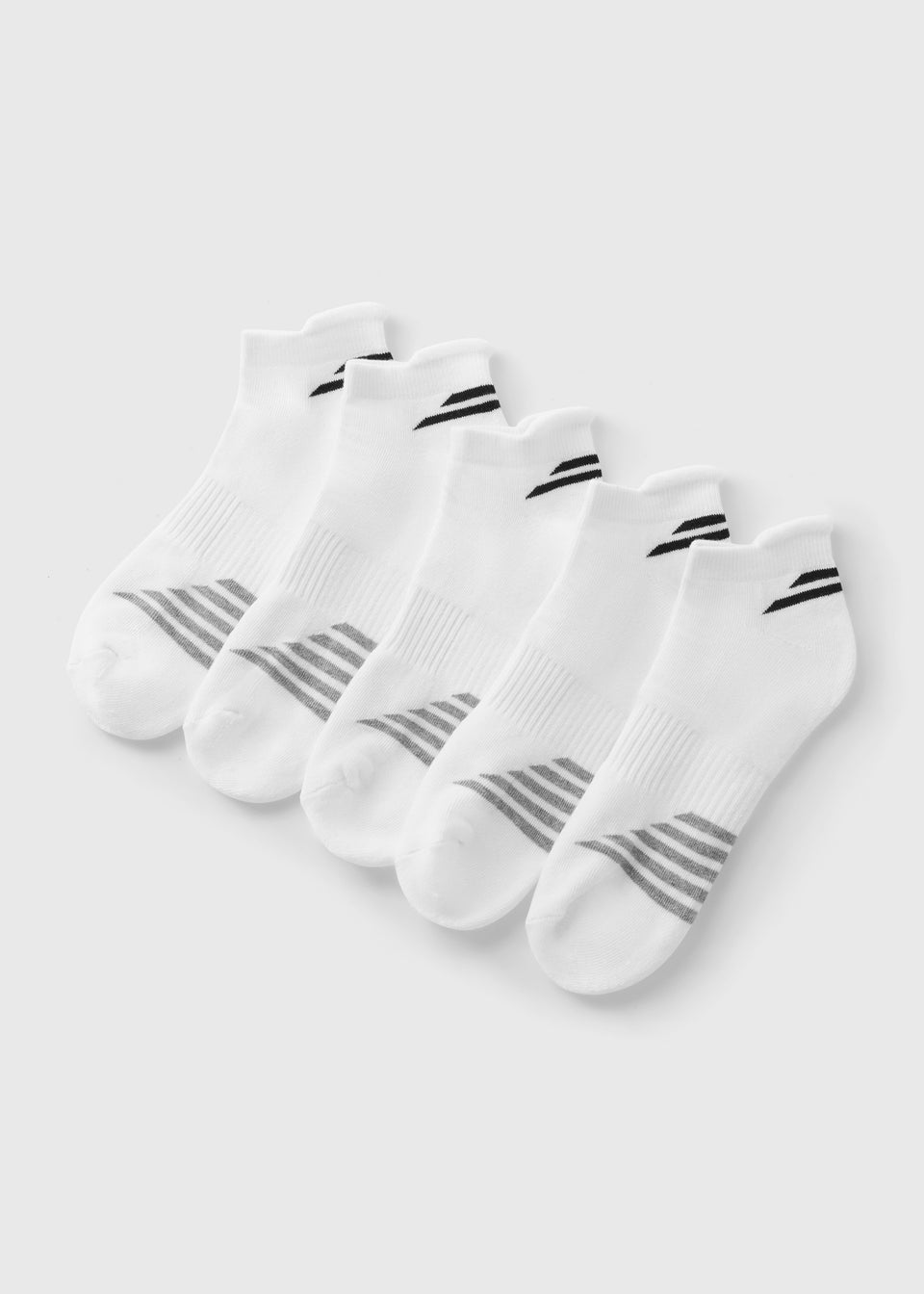 5 Pack White Athletic Trainers