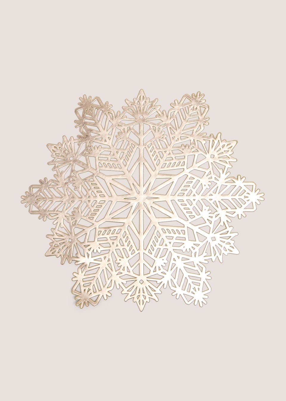 2 Pack Gold Snowflake Celestial Placemats