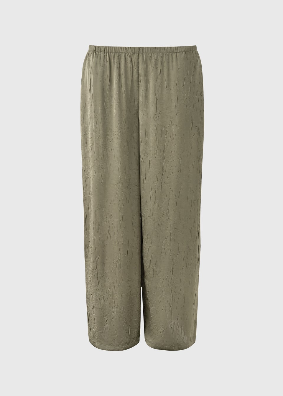 Olive Satin Co Ord Trousers