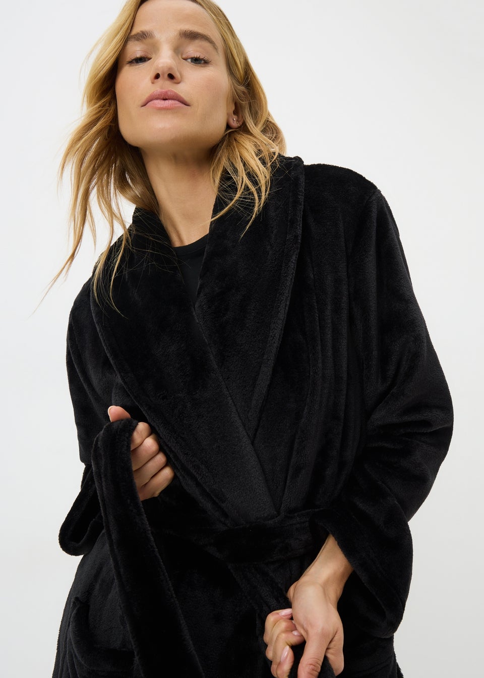 Black Dressing Gown