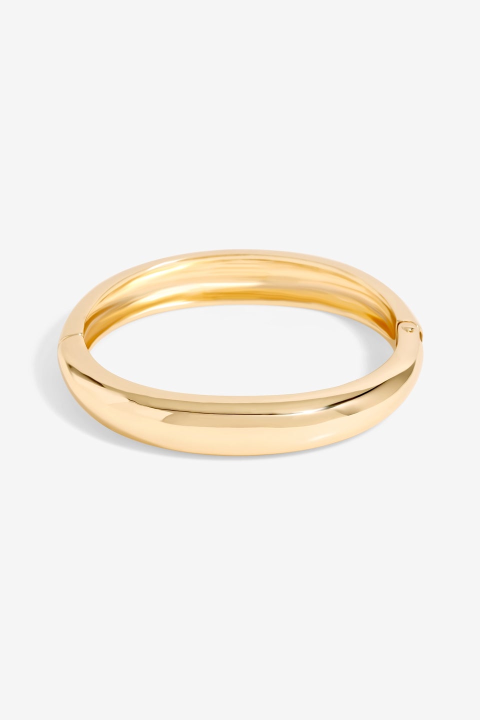 Jon Richard Gold Plated Dome Polished Bangle