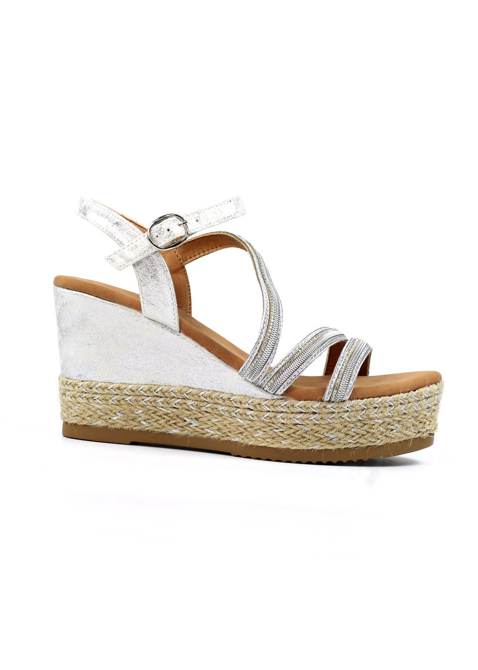 Lunar Silver Fern Sandal