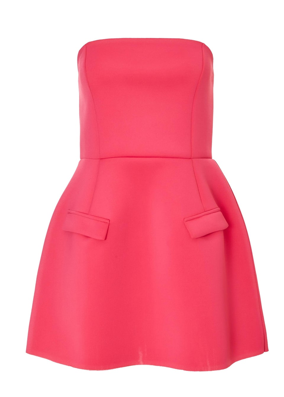 Quiz Magenta Bandeau A Line Mini Dress