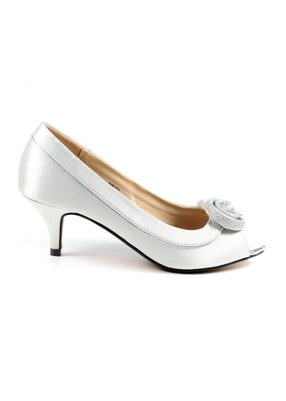 Lunar Silver Ripley Satin Courts