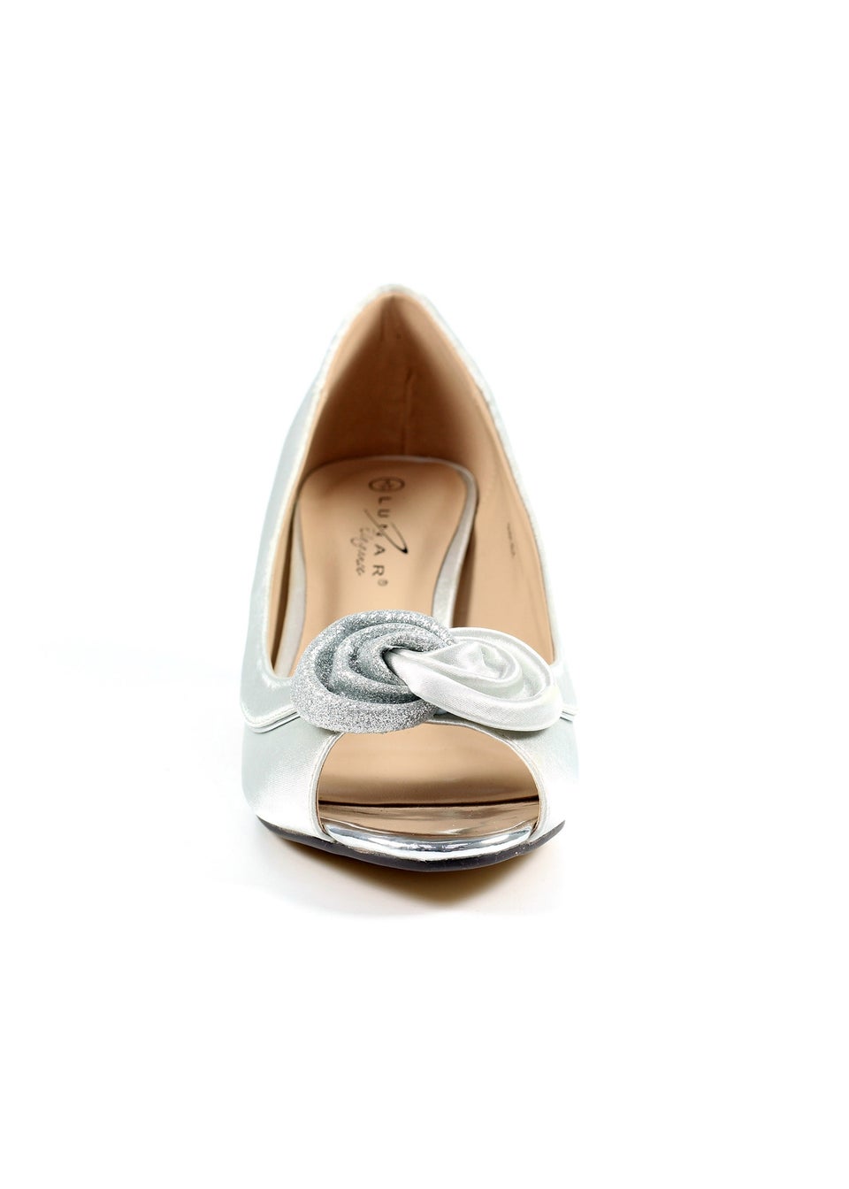 Lunar Silver Ripley Satin Courts