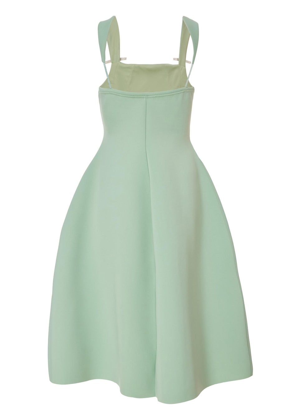Quiz Sage Diamante Bow Midi Dress