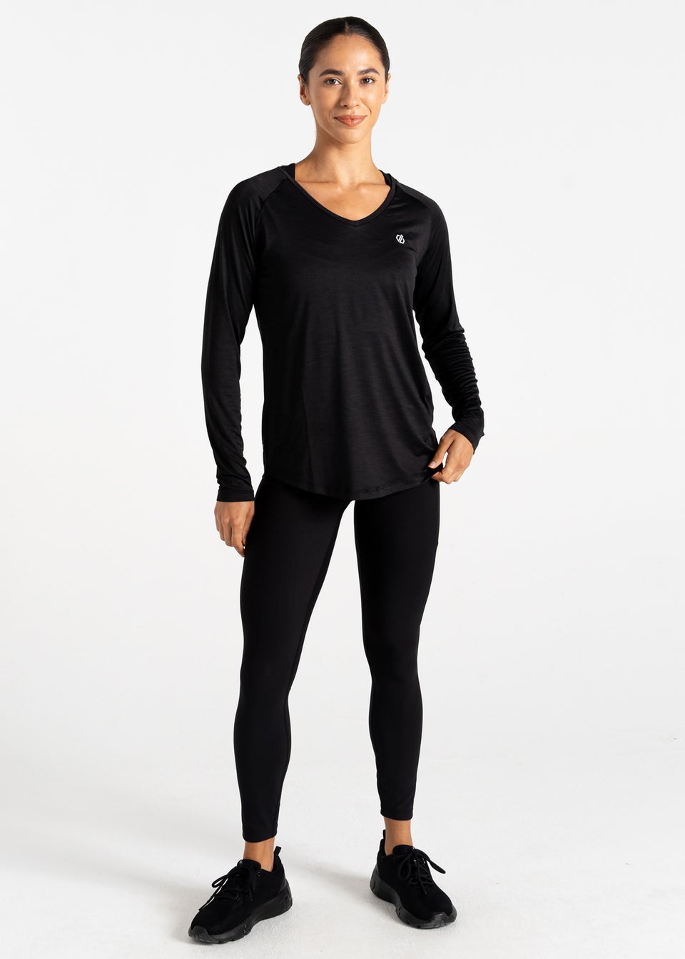 Dare2b Black Discern Sweat Wicking Tee