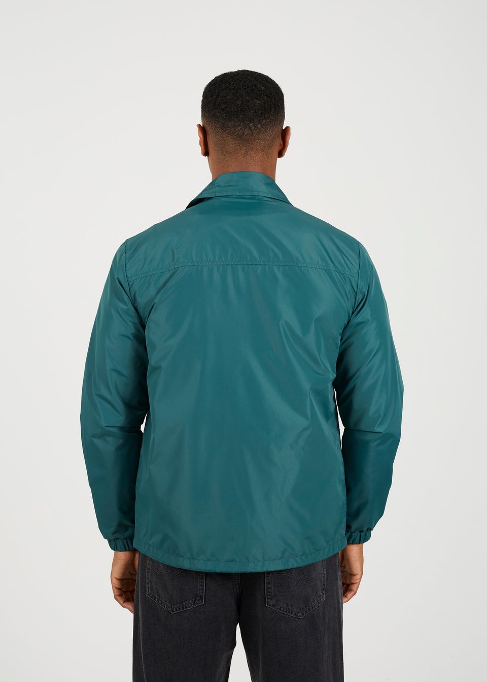 Brave Soul Green Lightweight Coach Style Jacket