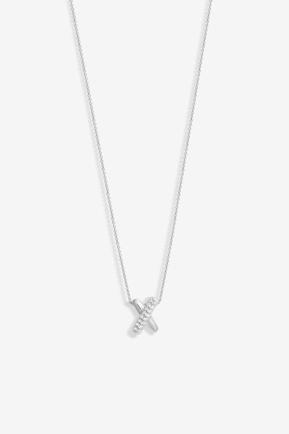 Simply Silver Sterling Silver 925 Kiss Pendant