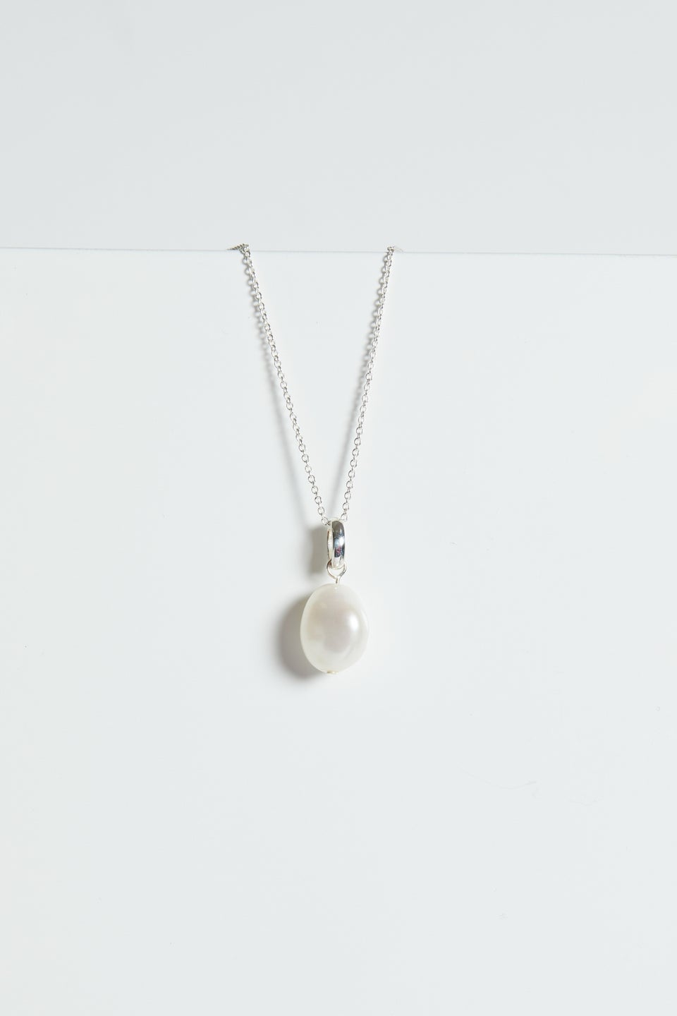 Simply Silver Sterling Silver 925 Semi Precious Pearl Pendant