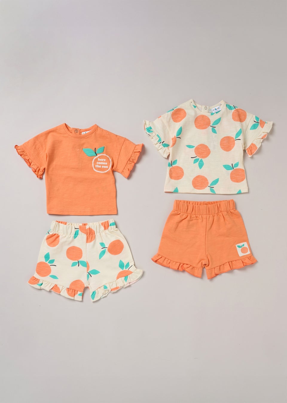 Lily & Jack 4-Piece Mix & Match Printed T-Shirt & Shorts Set (2-7 yrs)