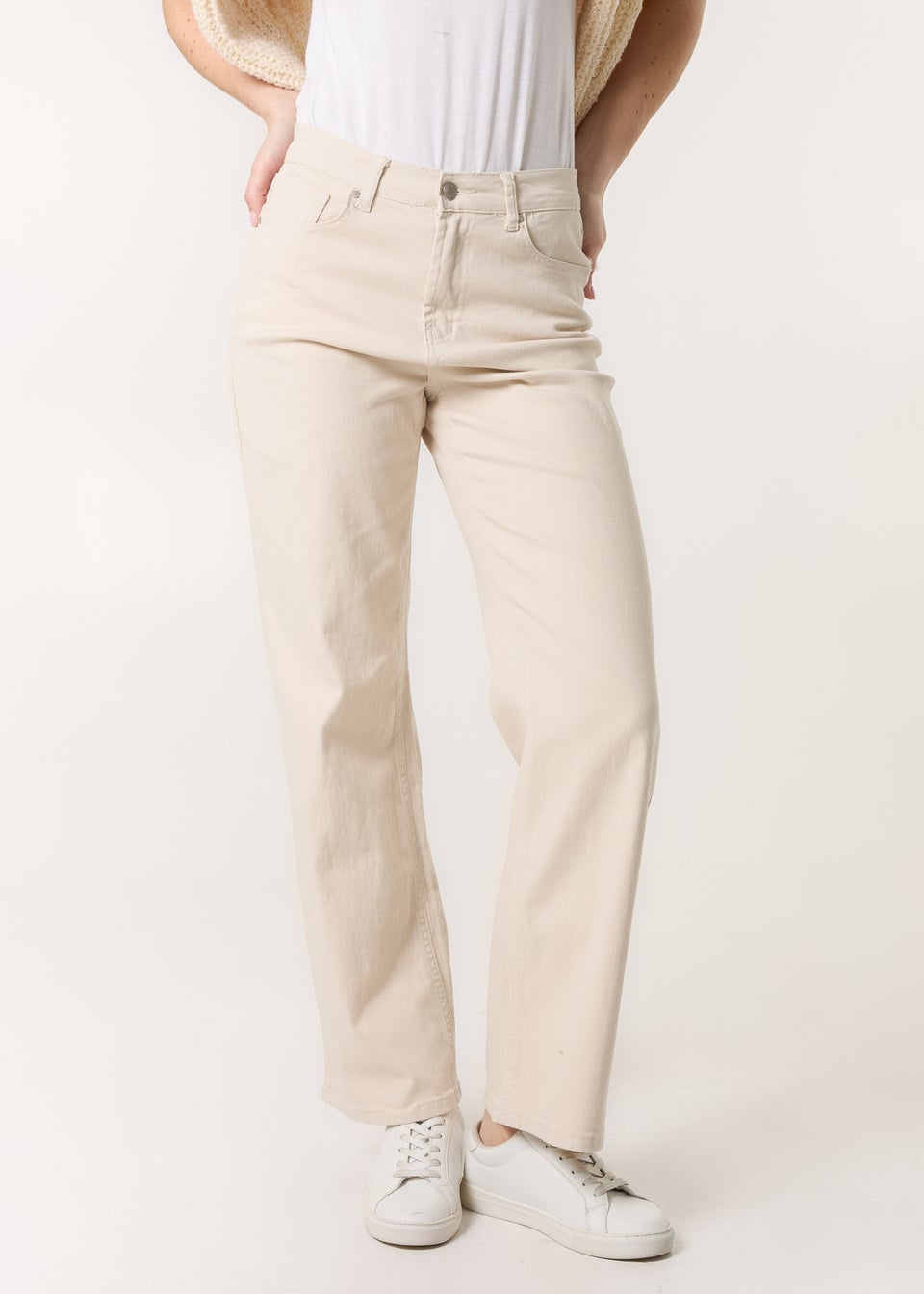 Blue Vanilla Stone Wide Leg Jeans