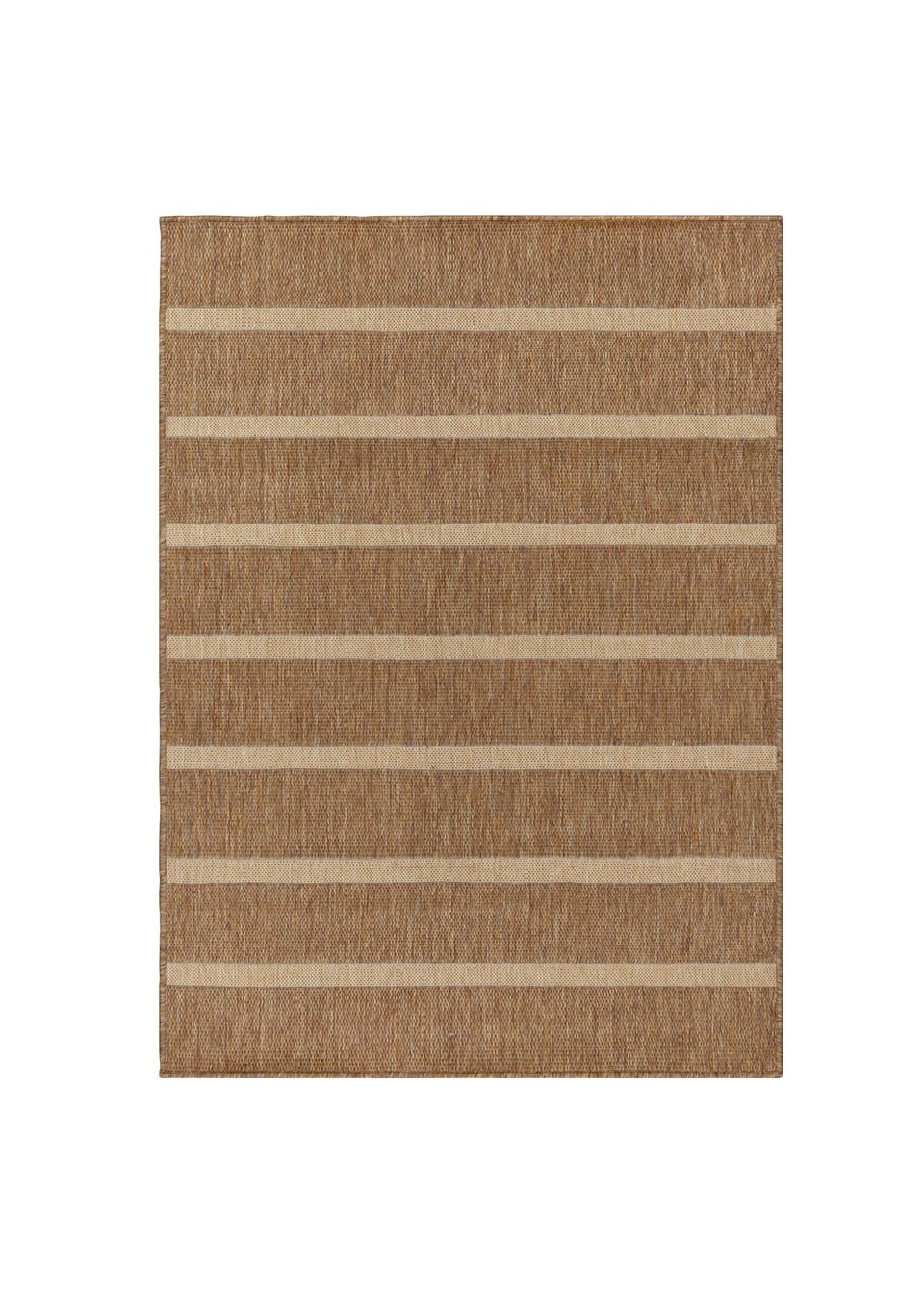 Yard Tala Natural Stripe Jute Effect Indoor/Outdoor Rug