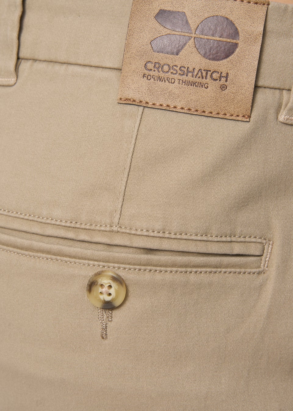 Crosshatch Beige Roysden Chinos