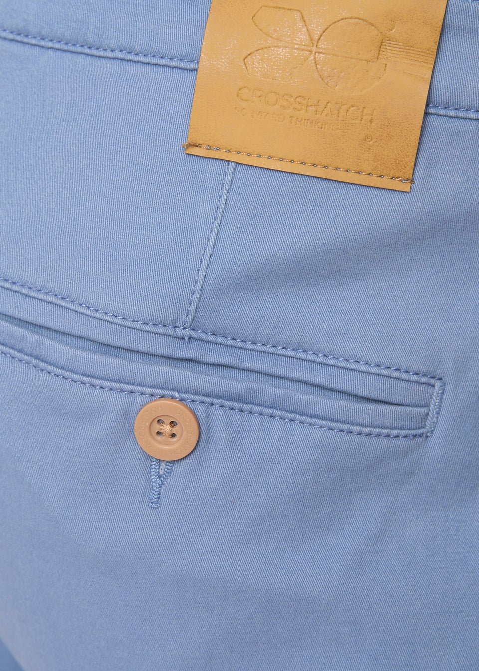Crosshatch Pale Blue Sinwood Chino Shorts