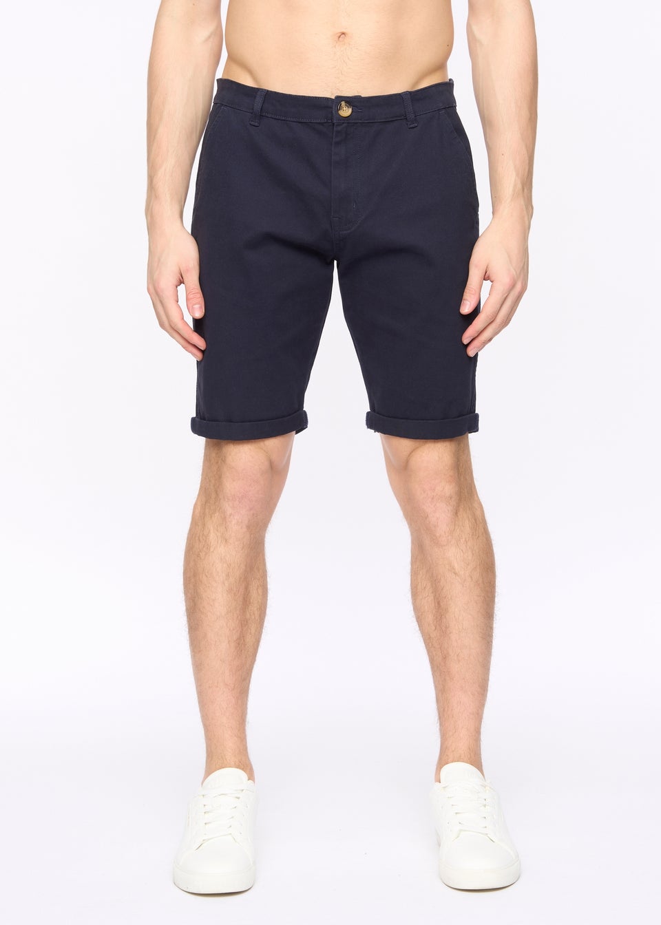 Crosshatch Navy Sinwood Chino Shorts