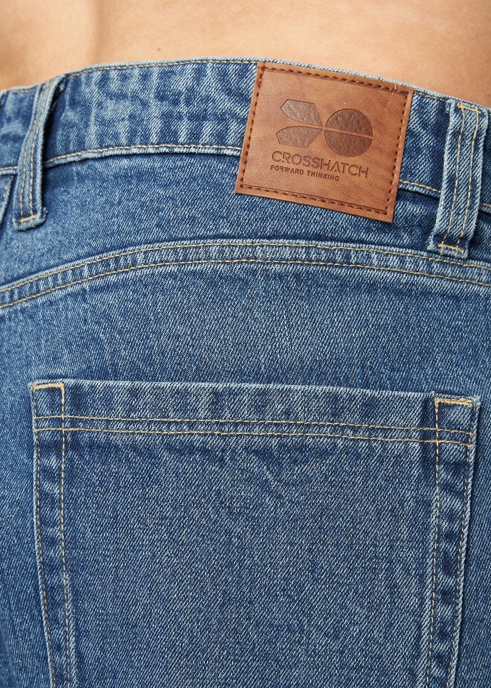 Crosshatch Stone Wash Tillman Baggy Jeans