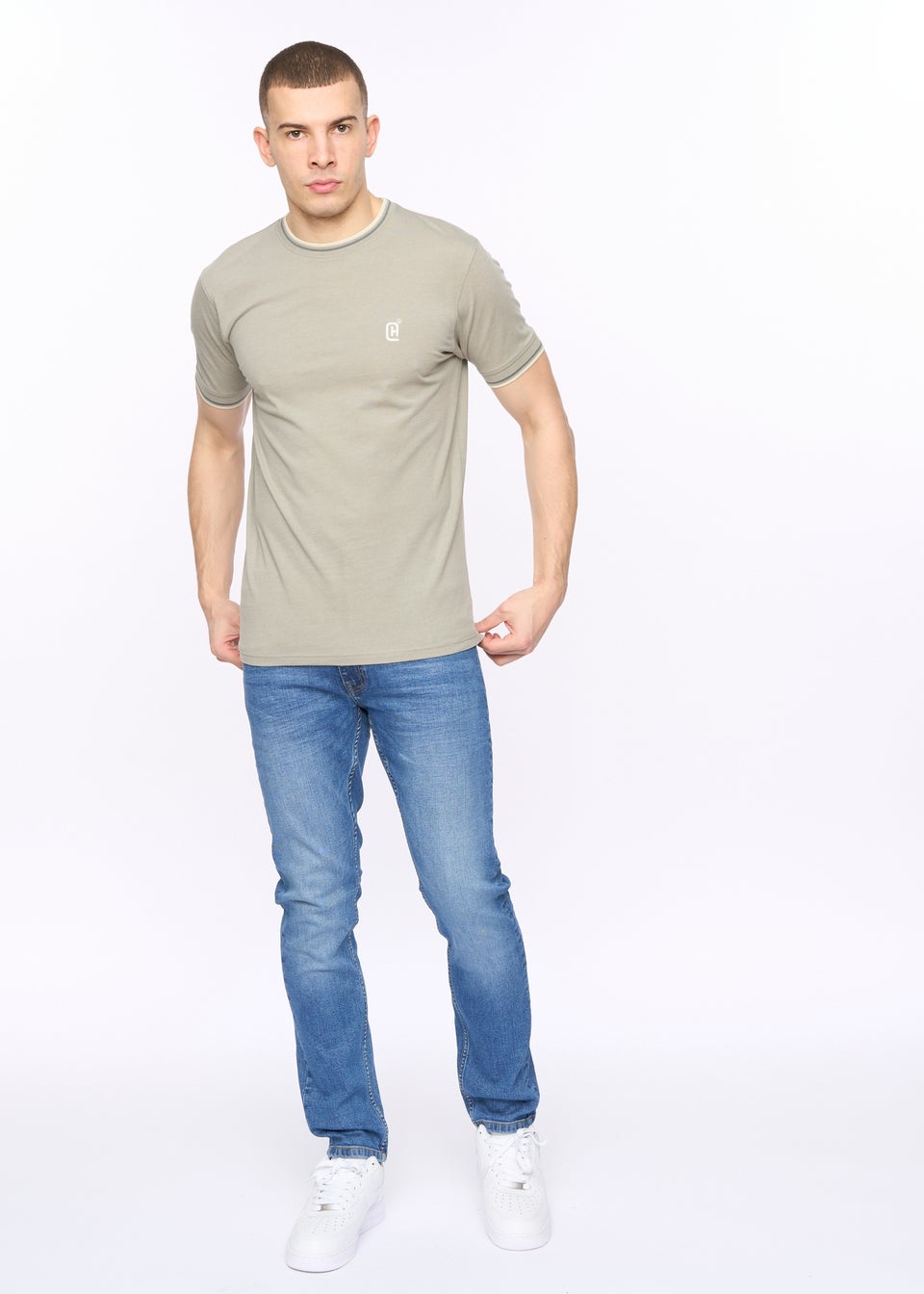 Crosshatch  Shadow Marl  Deuxtip  T-Shirt