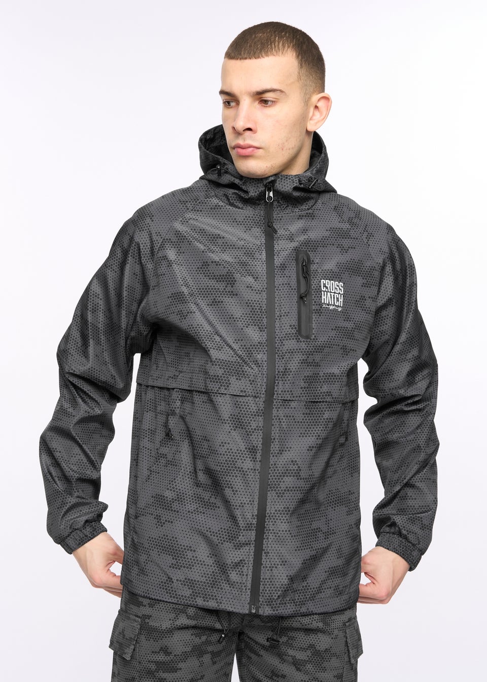 Crosshatch Dark Grey Janscore Jacket