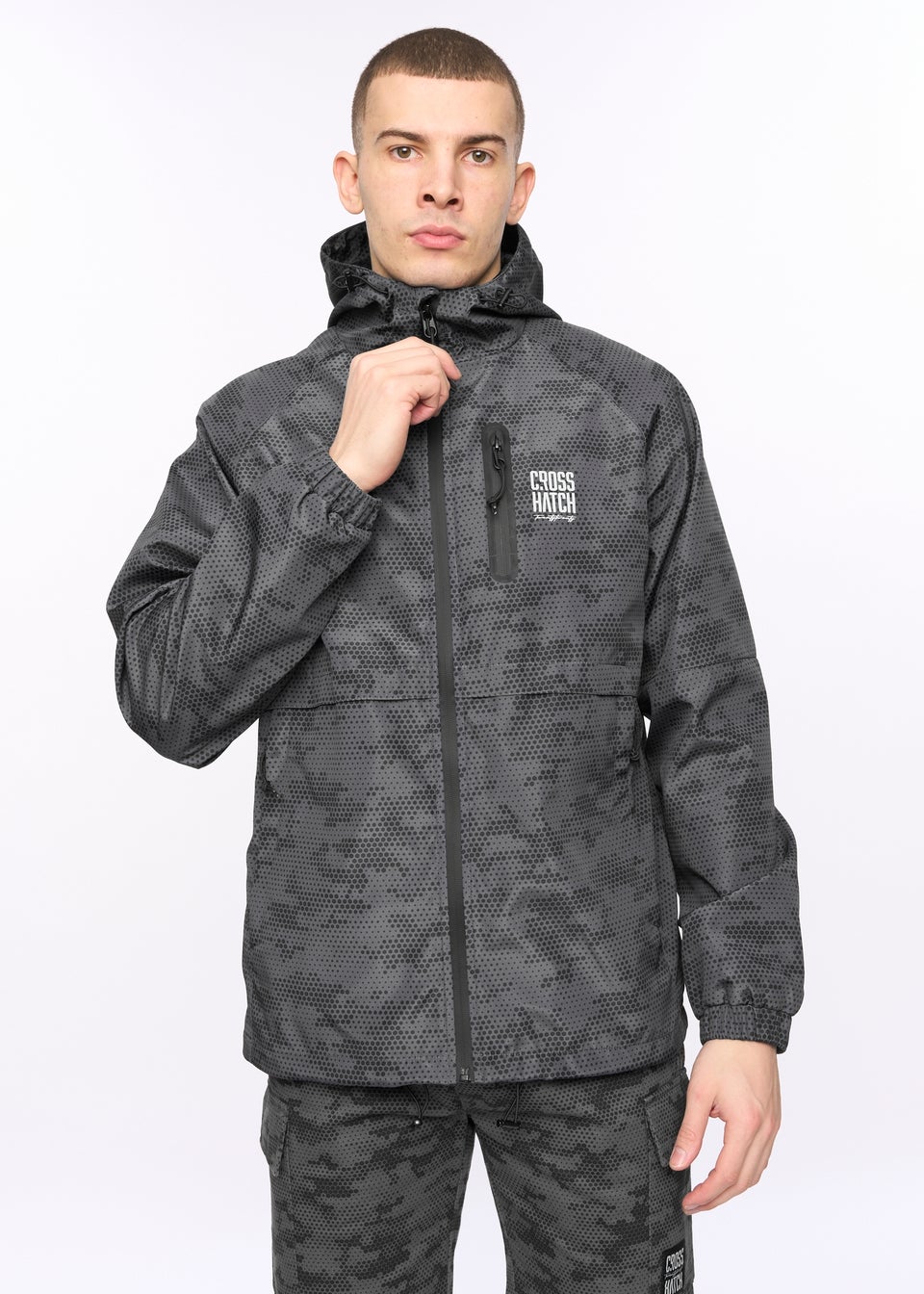 Crosshatch Dark Grey Janscore Jacket